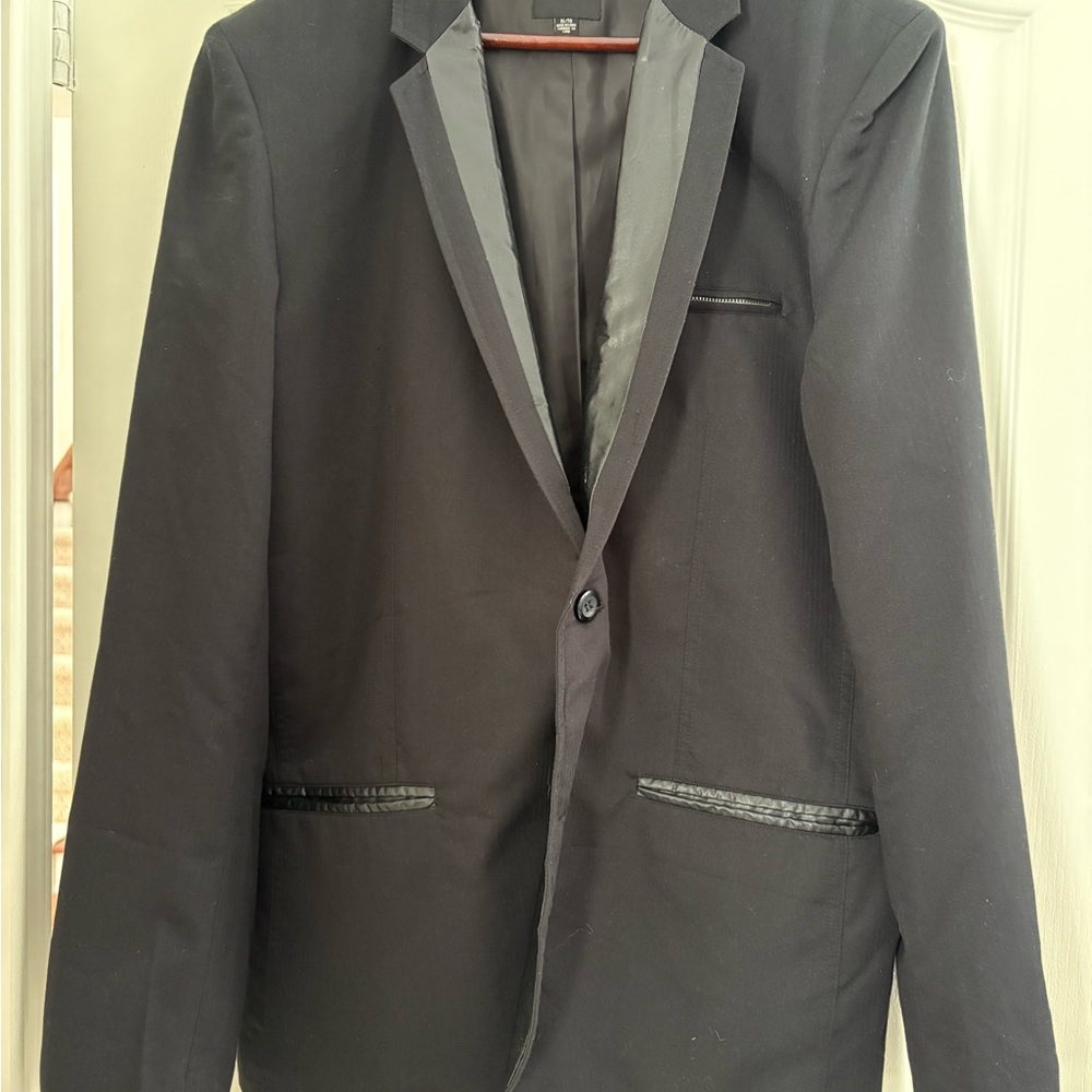 Guess Men's Classic Black Blazer